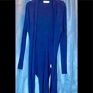 Womens size XXL open front long cardigan sweater